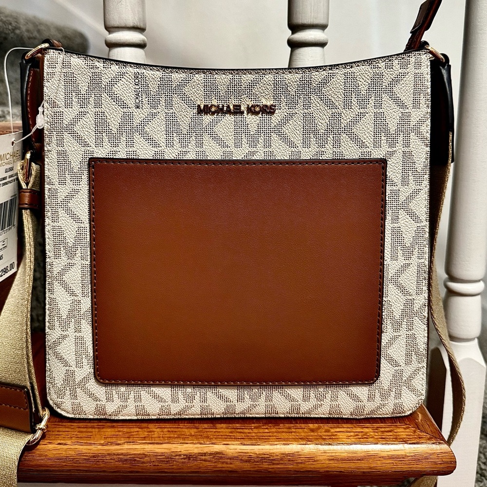 Michael Kors Brown and Cream Women's Bag NWT